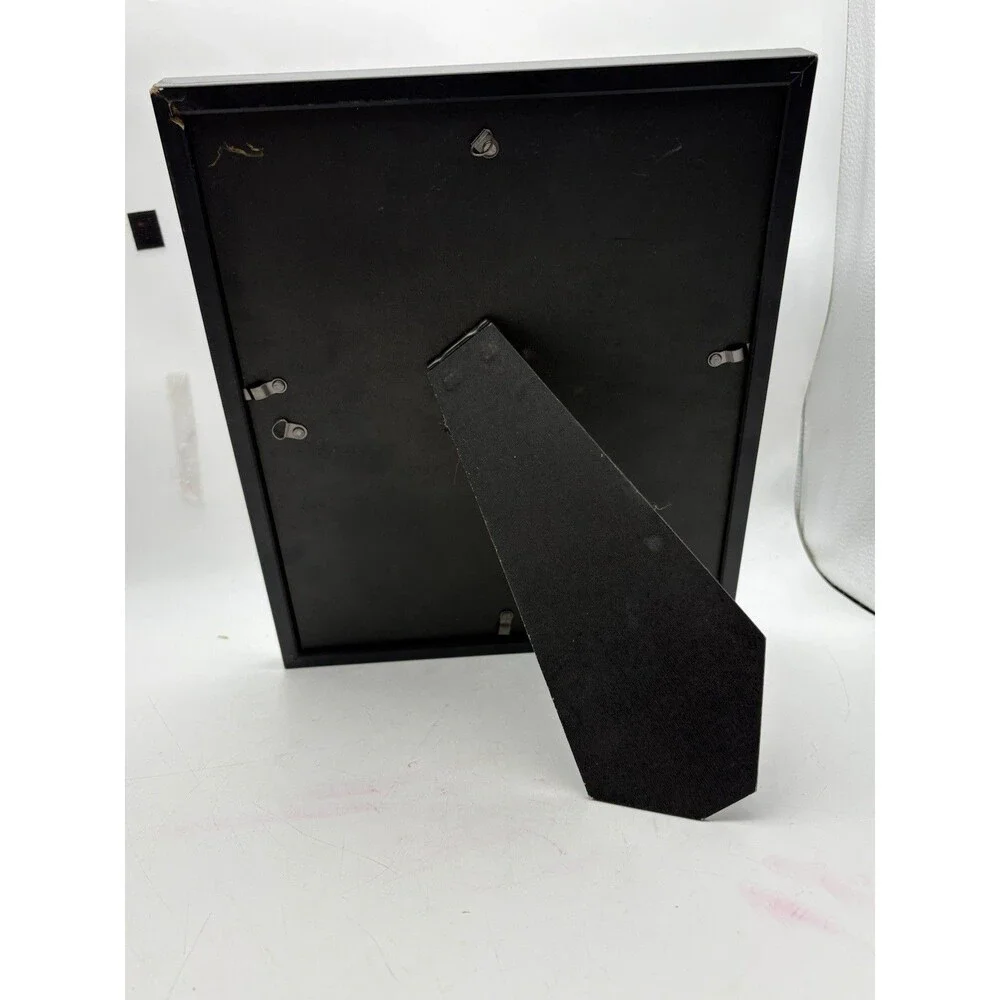 Black Cherry Wood Picture Frame 8x10 Tabletop Wall Display Two Tone Decor